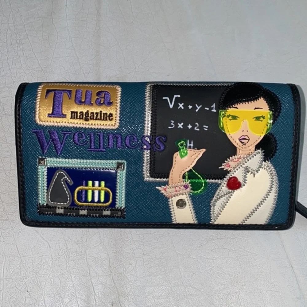Braccialini Woman Scientist Zipper‎ Wallet NEW​